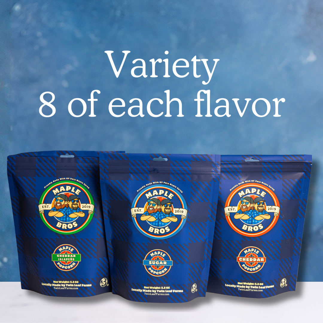 Maple Bros Maple Popcorn 24 count Case