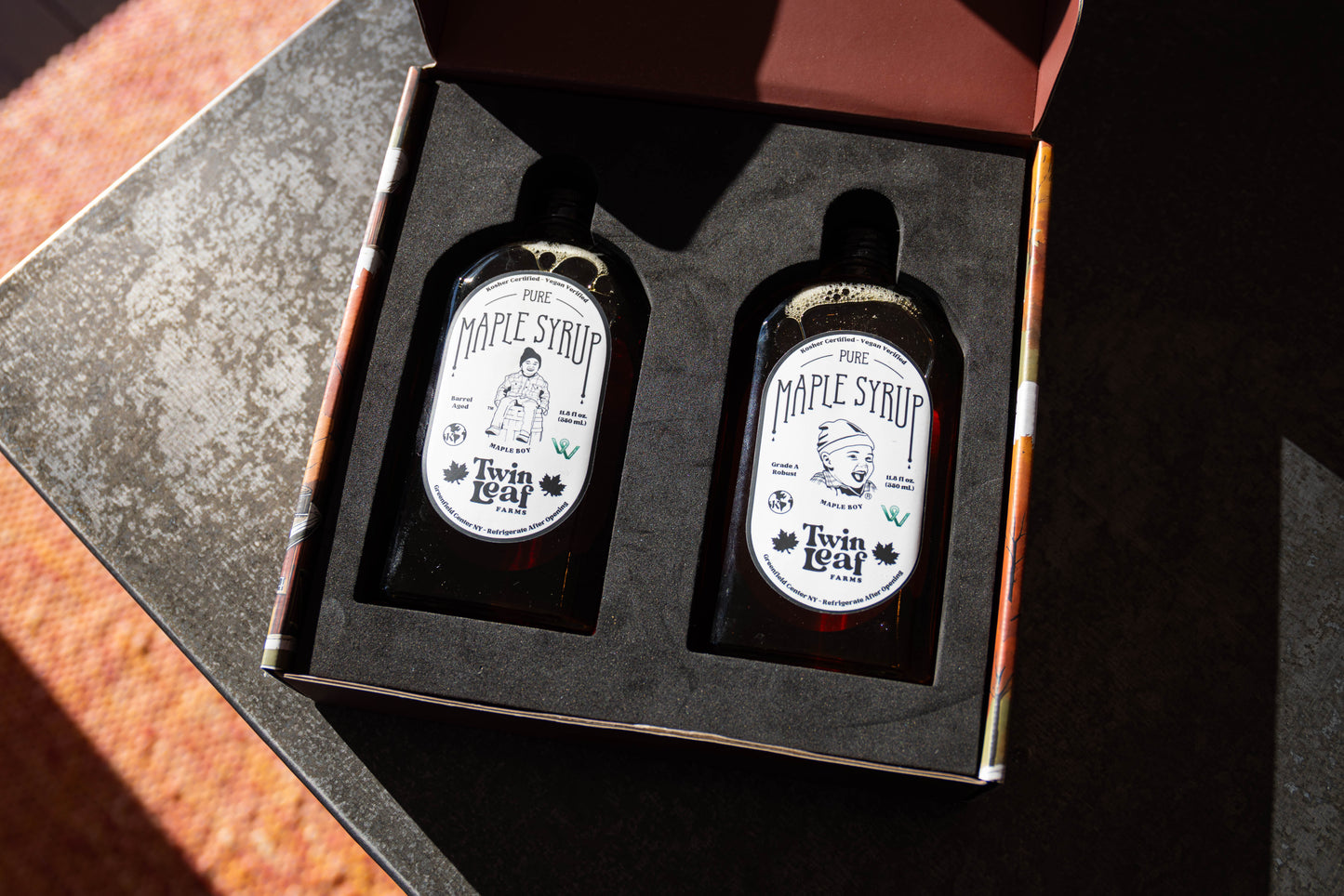 Twin Leaf Farms Two Syrup Duo Box