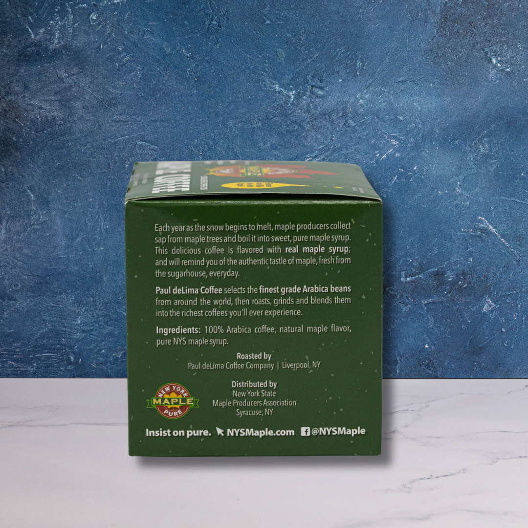 NYS Maple Coffee - 12 Single Serve Coffee Pods