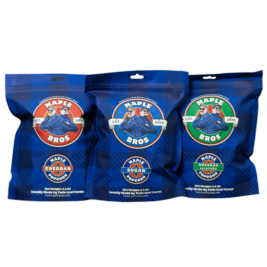 Maple Bros Popcorn 3 Flavor Bundle
