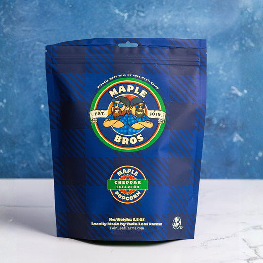 Maple Bros Maple Cheddar Japaleno Popcorn Maple Gift Snack