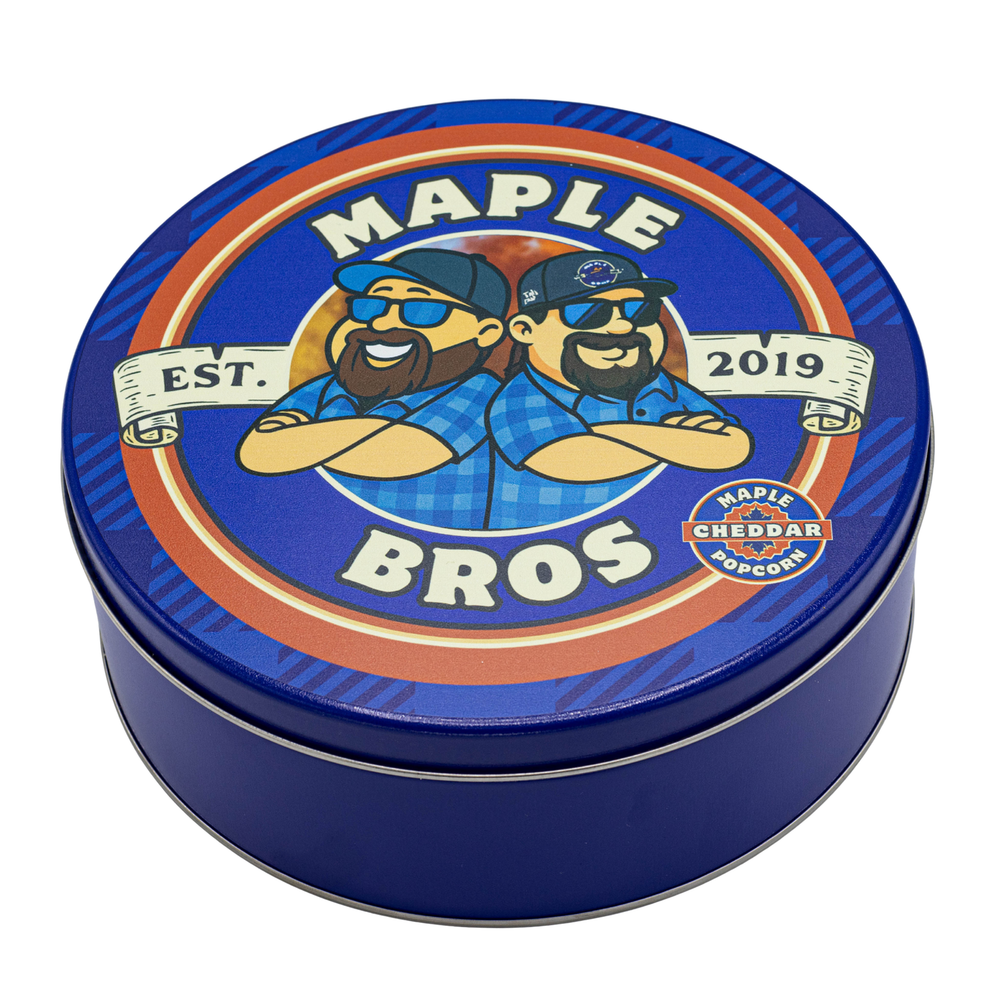 Maple Bros Maple Cheddar Popcorn Tin