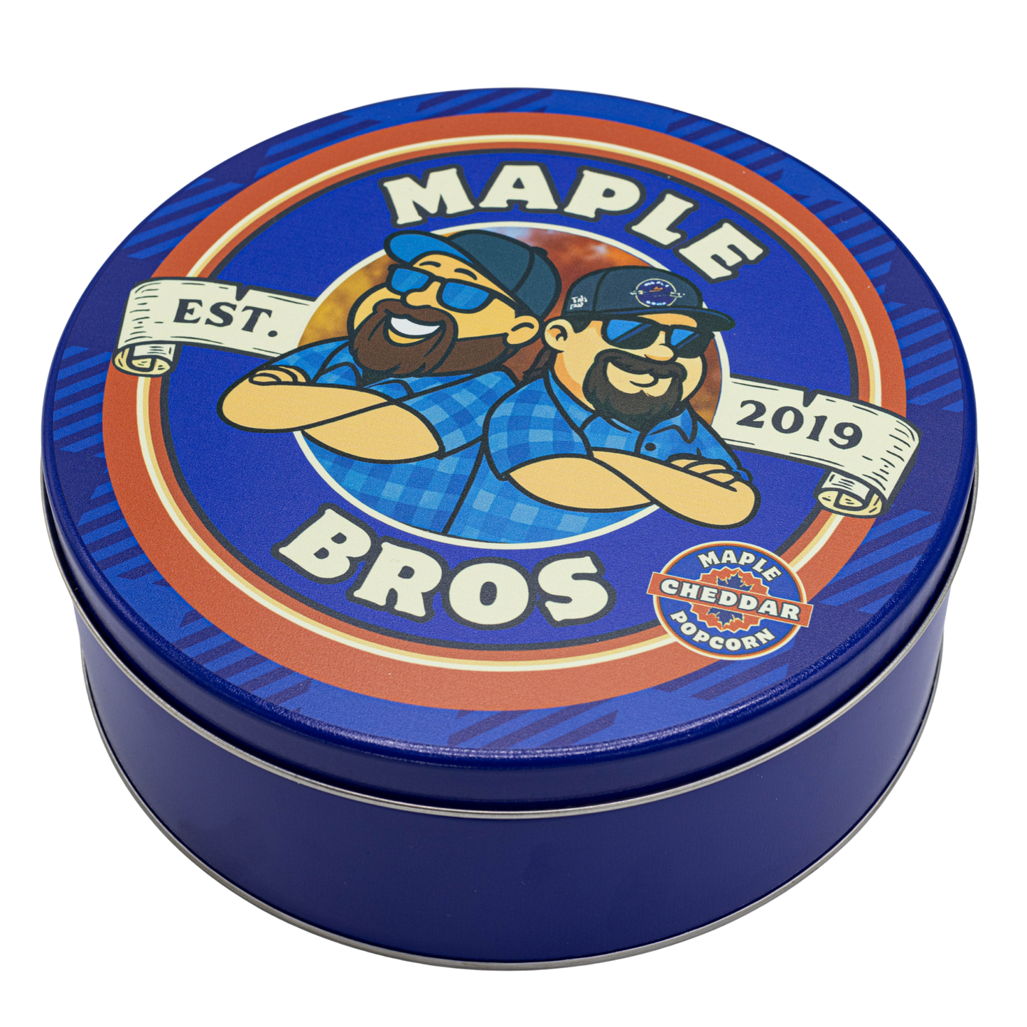 Maple Bros Maple Cheddar Popcorn Tin